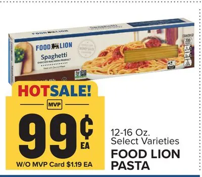 Food Lion Pasta