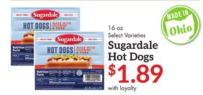 Sugardale Hot Dogs