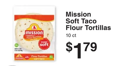 Mission Soft Taco Flour Tortillas