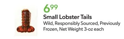 Small Lobster Tails