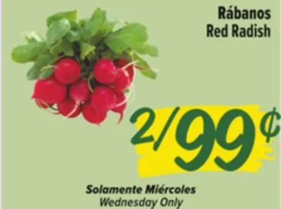 Rábanos Red Radish