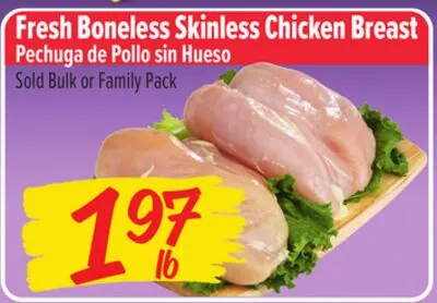 Fresh Boneless Skinless Chicken Breast