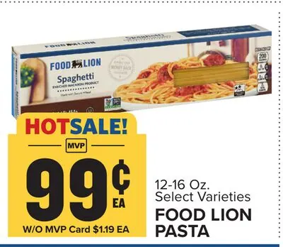 Food Lion Pasta