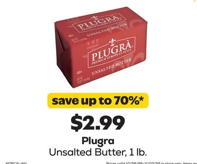 Plugra Unsalted Butter