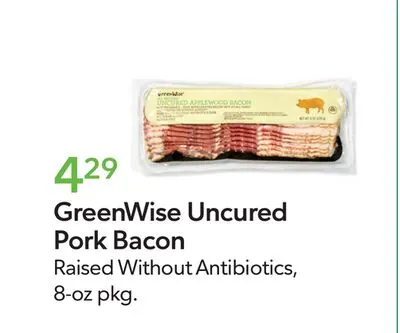 GreenWise Uncured Pork Bacon