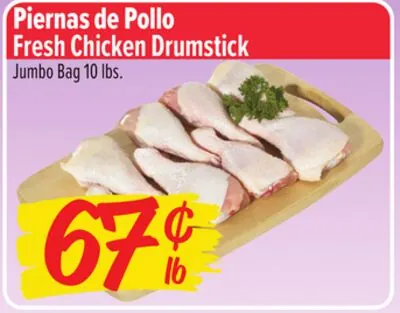 Piernas de Pollo Fresh Chicken Drumstick
