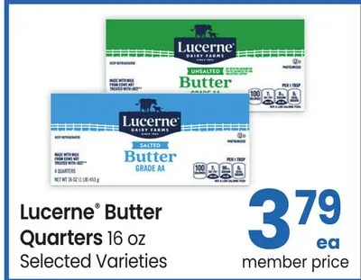 Lucerne® Butter Quarters