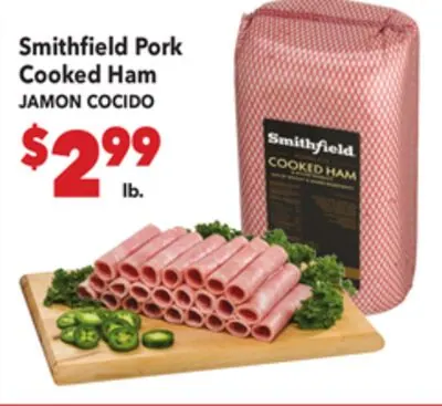 Smithfield Pork Cooked Ham