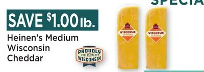 Heinen's Medium Wisconsin Cheddar