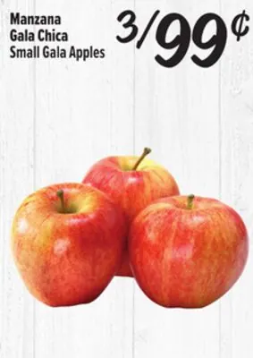 Manzana Gala Chica Small Gala Apples