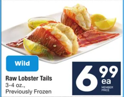 Raw Lobster Tails