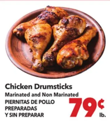 Chicken Drumsticks / PIERNAS DE POLLO PREPARADAS Y SIN PREPARAR