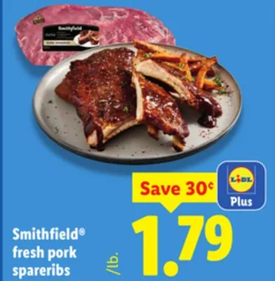 Smithfield® fresh pork spareribs