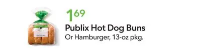 Publix Hot Dog Buns