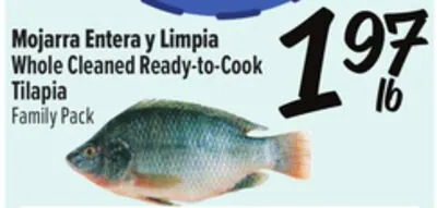 Whole Cleaned Ready-to-Cook Tilapia