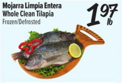 Mojarra Limpia Entera Whole Clean Tilapia