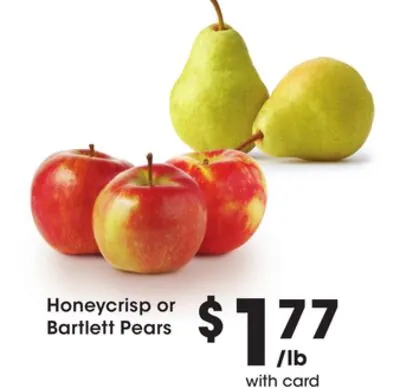Honeycrisp or Bartlett Pears