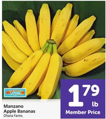 Manzano Apple Bananas