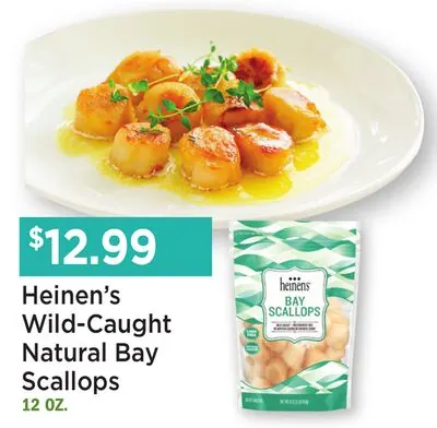 Heinen's Wild-Caught Natural Bay Scallops