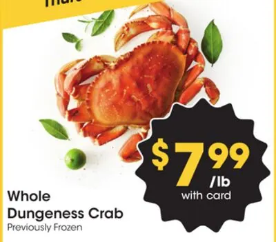 Whole Dungeness Crab