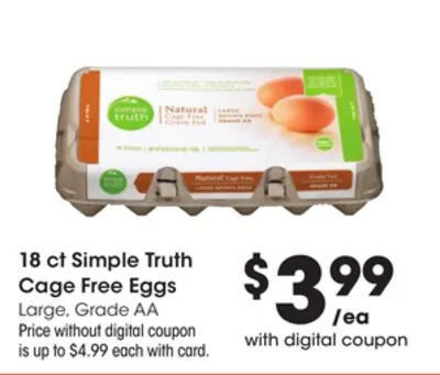 18 ct Simple Truth Cage Free Eggs