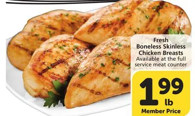Fresh Boneless Skinless Chicken Breasts