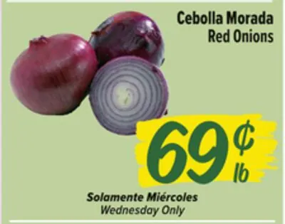Cebolla Morada Red Onions