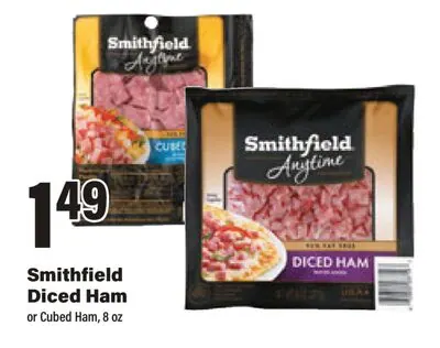 Smithfield Diced Ham or Cubed Ham