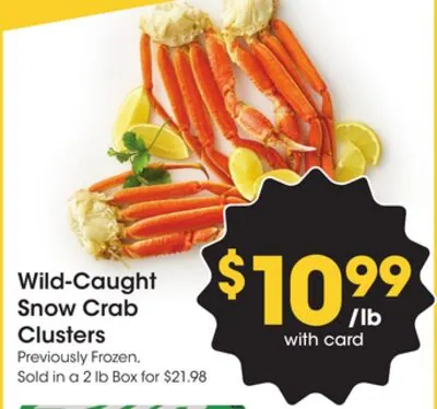 Wild-Caught Snow Crab Clusters
