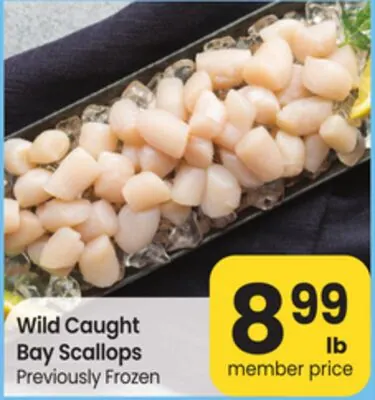 Wild Caught Bay Scallops