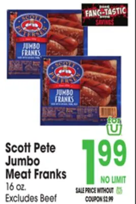 Scott Pete Jumbo Meat Franks