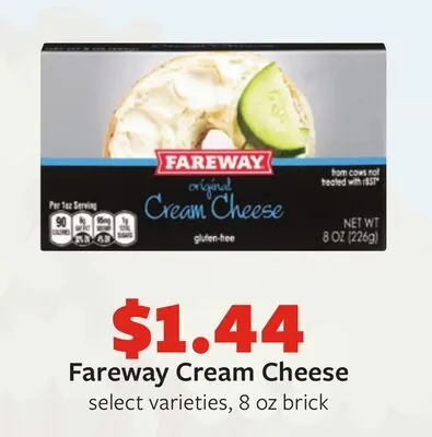 Fareway Cream Cheese