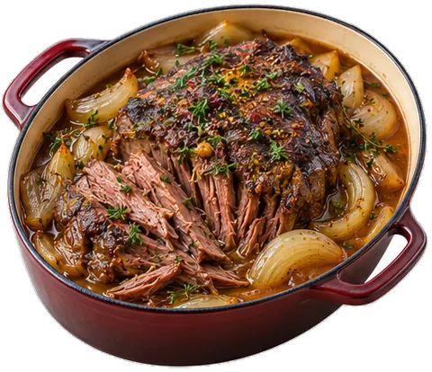 Air Fryer Roast Beef with its ingredients