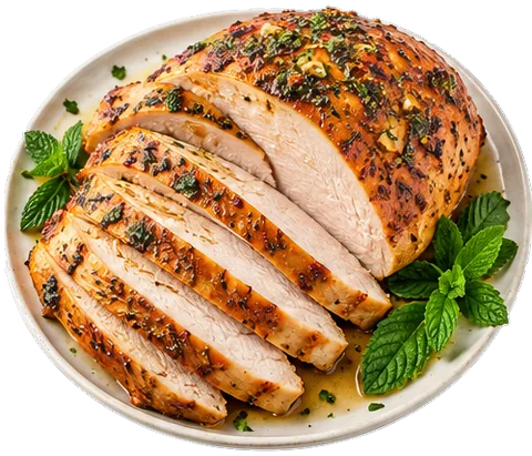 Air Fryer Turkey Breast with its ingredients