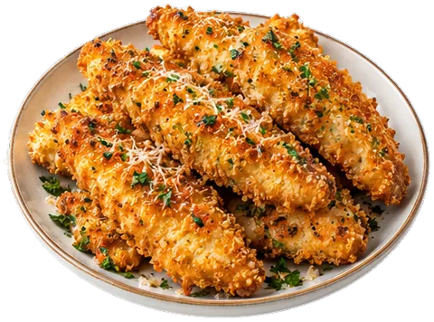 Baked Chicken Tenders with its ingredients