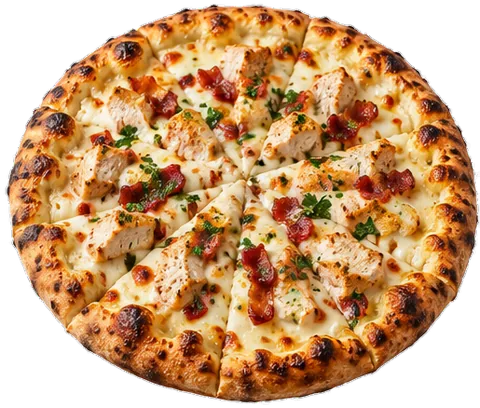 Chicken Alfredo Pizza
