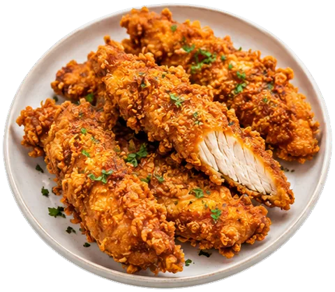Chicken Strips with its ingredients