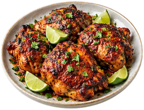 Chipotle Chicken Thighs with its ingredients