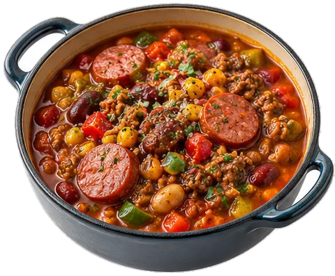Cowboy Soup with its ingredients