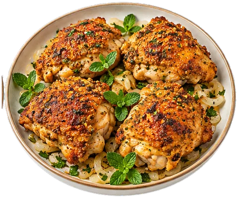 Crispy Instant Pot Chicken with its ingredients