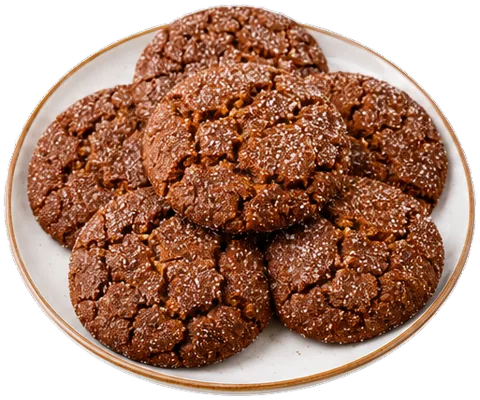 Garam Masala Chocolate Gingerbread Cookies with its ingredients