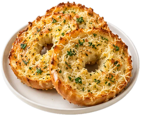 Garlic Parmesan Bread with its ingredients