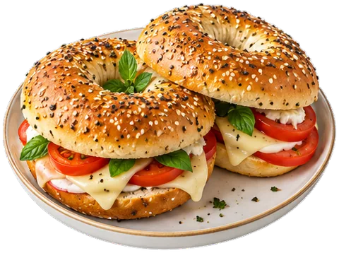 Gouda Tomato Tea Sandwiches with its ingredients