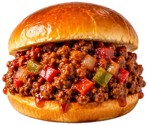 Healthy Sloppy Joes with its ingredients