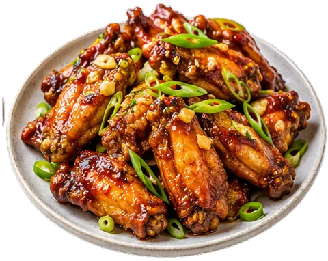 Instant Pot Honey Garlic Chicken Wings with its ingredients