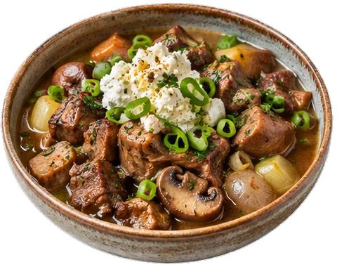 Instant Pot Lamb Stew with its ingredients