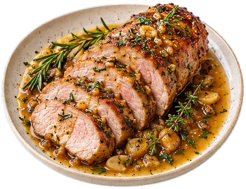 Instant Pot Pork Tenderloin with its ingredients