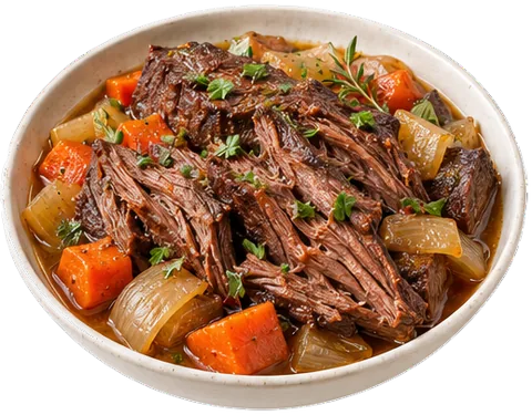 Instant Pot Roast Beef with its ingredients