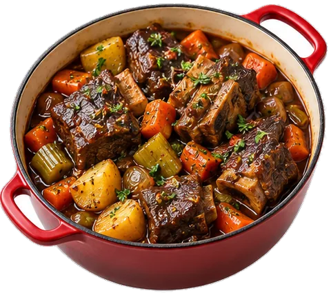 Instant Pot Short Ribs with its ingredients