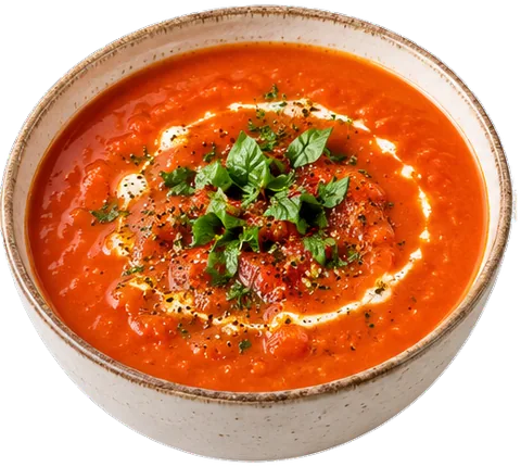 Instant Pot Tomato Soup with canned tomatoes with its ingredients